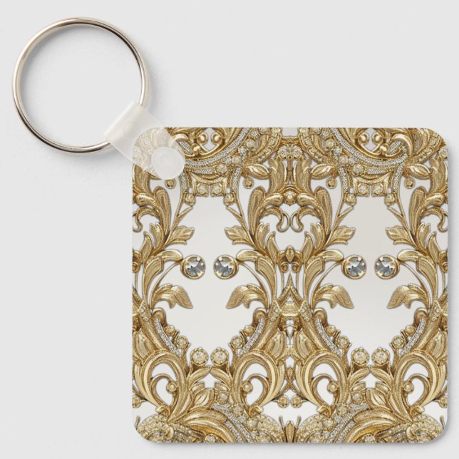 Porte-clés Porte - clé d'or décoratif (Recto)