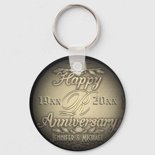 Porte-clés porte - clé d'or du 50e anniversaire (Recto)