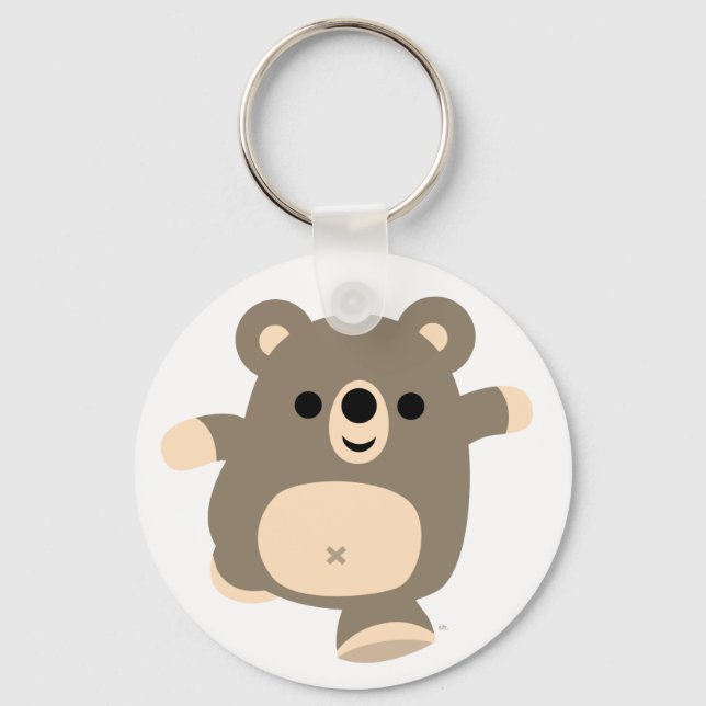 Porte-clés Porte - clé d'ours de dessin mignon (Recto)