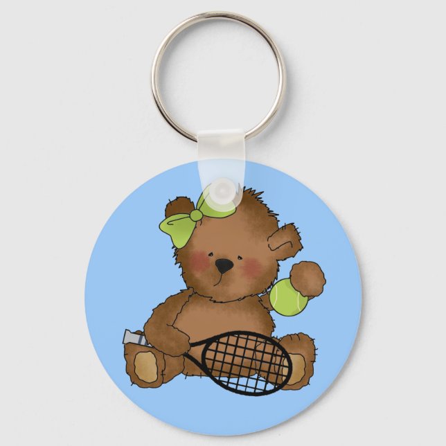 Porte-clés Porte - clé d'ours de tennis (Recto)