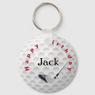 Porte-clés Porte - clé du Bal de Golf d'Anniversaire