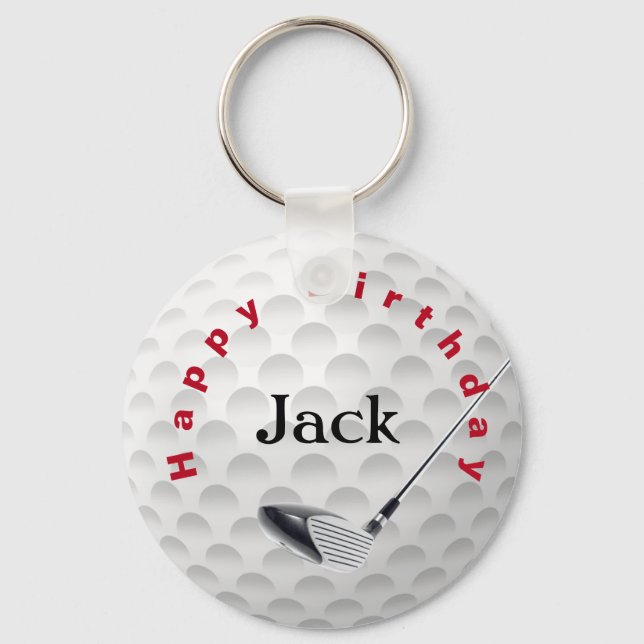 Porte-clés Porte - clé du Bal de Golf d'Anniversaire (Recto)