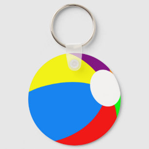 Porte-clés Porte - clé du bouton Beach Ball