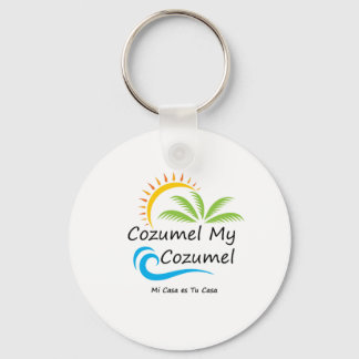 Porte-clés Porte - clé du bouton Cozumel