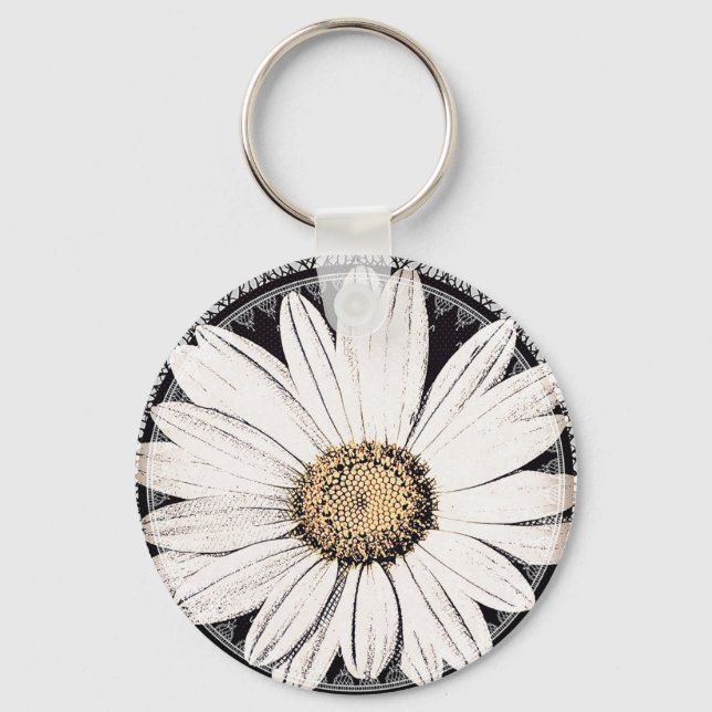 Porte-clés Porte - clé du bouton Daisy Mae (Recto)