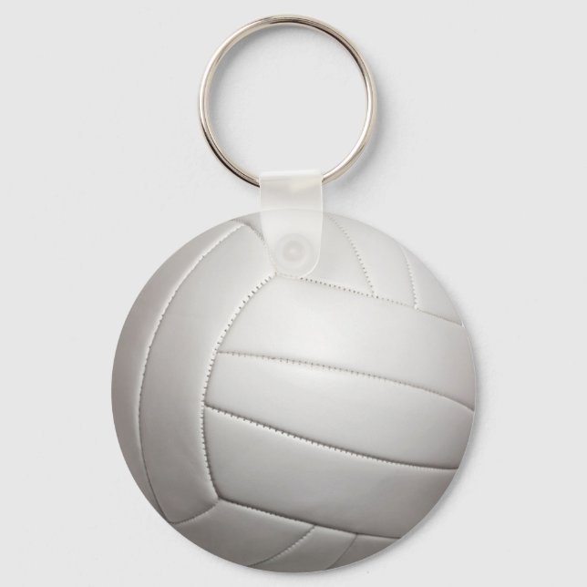 Porte-clés Porte - clé du bouton de base de volleyball (Recto)