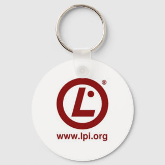 Porte-clés Porte - clé du bouton du logo LPI