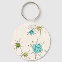 Porte - clé du bouton étoile atomique Iconique