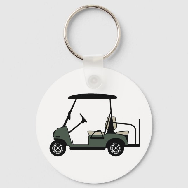 Porte-clés Porte - clé du bouton Golf Cart (Recto)