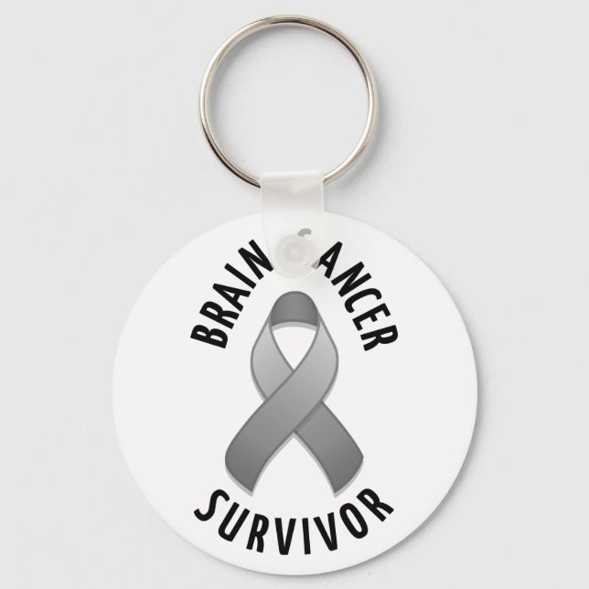 Porte-clés Porte - clé du cancer du cerveau (Recto)
