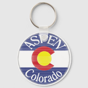 Porte-clés Porte - clé du cercle Aspen Colorado