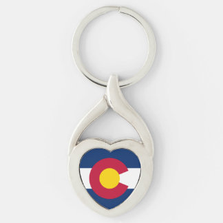 Porte-clés Porte - clé du Colorado de coeur
