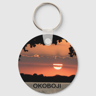 Porte-clés Porte - clé du coucher de soleil Okoboji