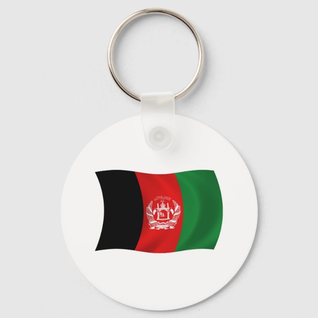 Porte-clés Porte - clé du drapeau afghan (Recto)