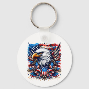 Porte-clés PORTE - CLÉ du drapeau américain