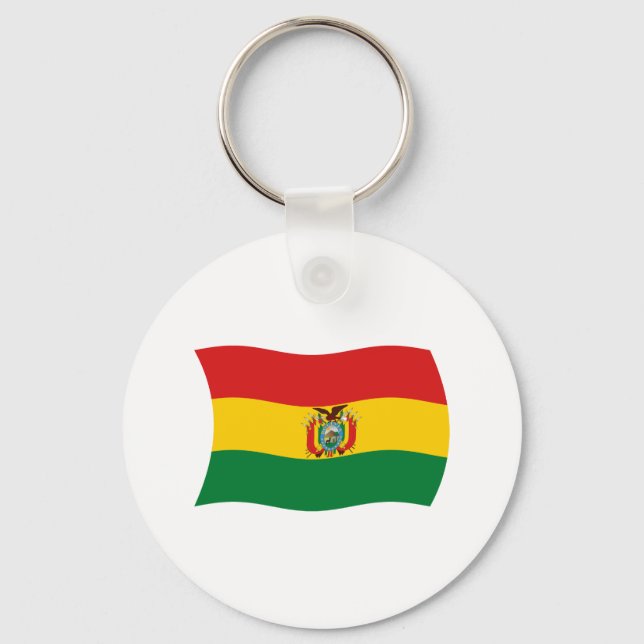 Porte-clés Porte - clé du drapeau bolivien (Recto)