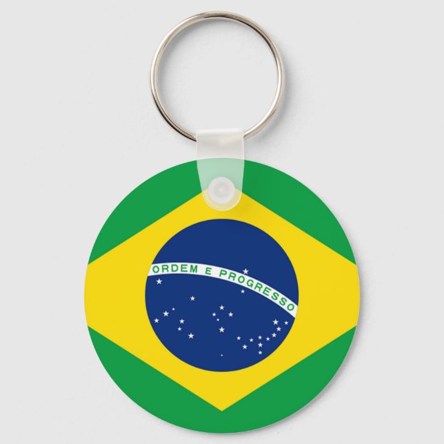 Porte-clés Porte - clé du drapeau brésilien (Recto)