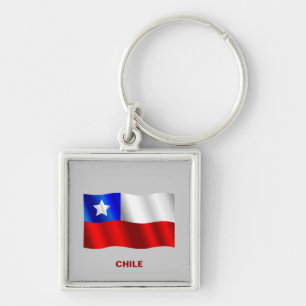 Porte-clés Porte - clé du drapeau chilien