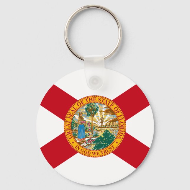 Porte-clés Porte - clé du drapeau de Floride (Recto)