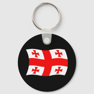 Porte-clés Porte - clé du drapeau de Géorgie