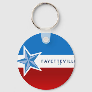 Porte-clés Porte - clé du drapeau de la ville de Fayetteville