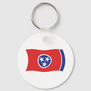 Porte-clés Porte - clé du drapeau du Tennessee