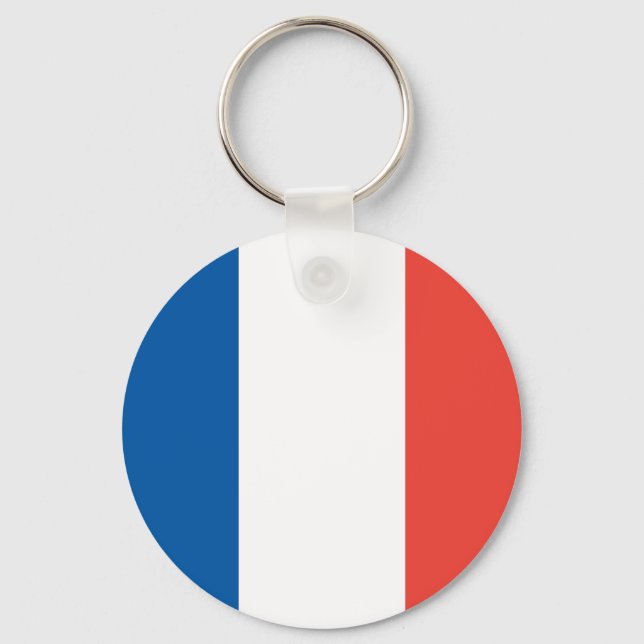 Porte-clés Porte - clé du drapeau français (Recto)