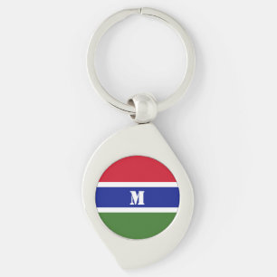 Porte-clés Porte - clé du drapeau gambien