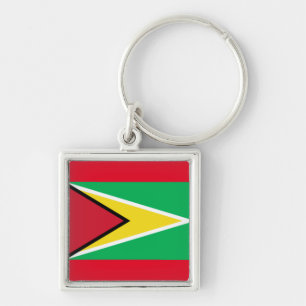 Porte-clés Porte - clé du drapeau guyanais