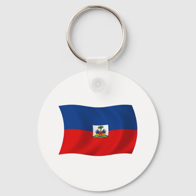 Porte-clés Porte - clé du drapeau haïtien (Recto)