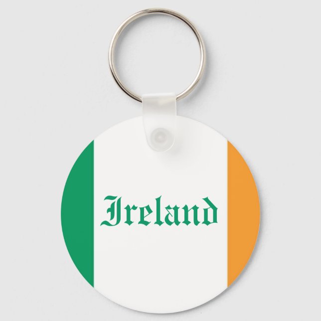 Porte-clés Porte - clé du drapeau irlandais (Recto)