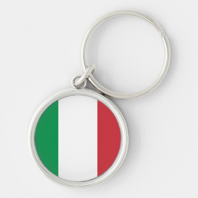 Porte-clés Porte - clé du drapeau italien (Devant)