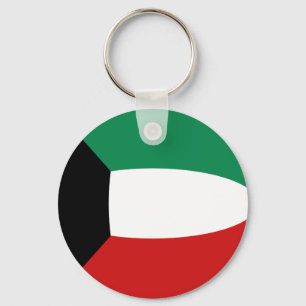 Porte-clés Porte - clé du drapeau koweïtien Fisheye