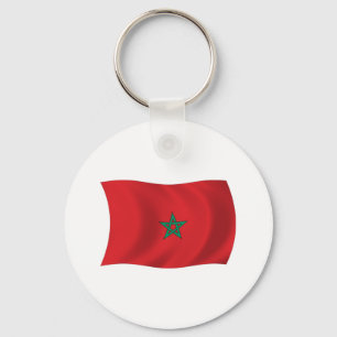 Porte-clés Porte - clé du drapeau marocain