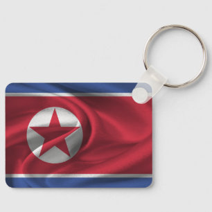 Porte-clés Porte - clé du drapeau nord-coréen