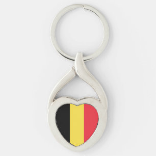 Porte-clés Porte - clé du drapeau patriotique belge