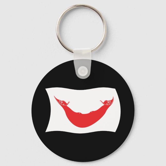 Porte-clés Porte - clé du drapeau Rapa Nui (Recto)