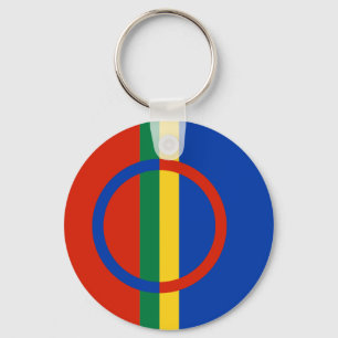 Porte-clés Porte - clé du drapeau Sami