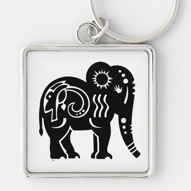 Porte-clés Porte - clé du géant sacré (noir) (Devant)