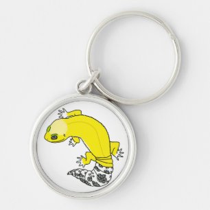 Porte-clés porte - clé du gecko 2 de léopard