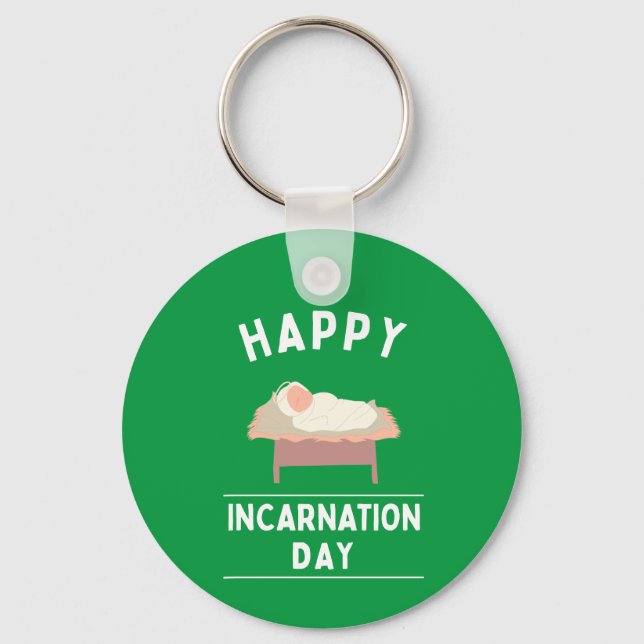 Porte-clés Porte - clé du jour de l'incarnation de Noël (Recto)