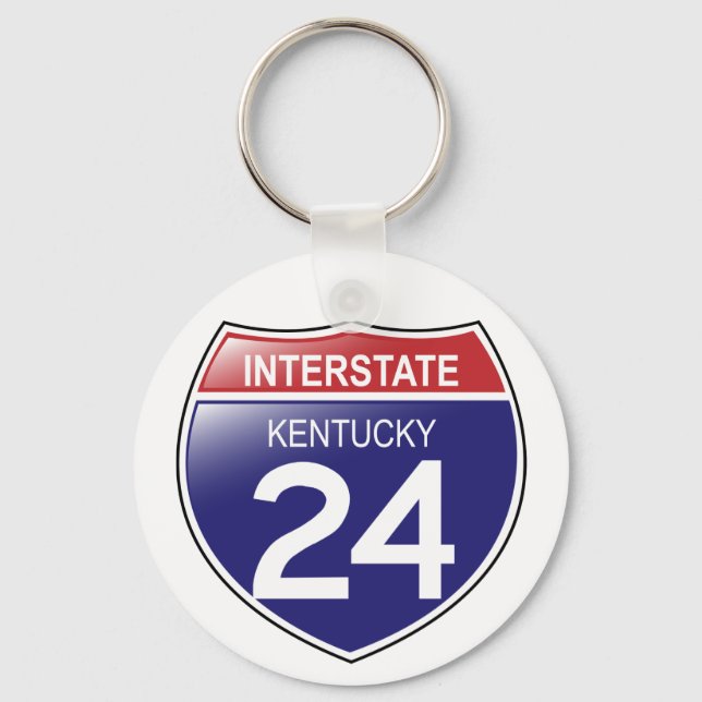 Porte-clés Porte - clé du Kentucky I-24 (Recto)