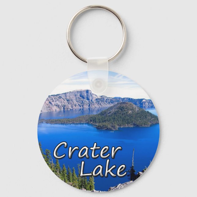 Porte-clés Porte - clé du lac Crater (Recto)