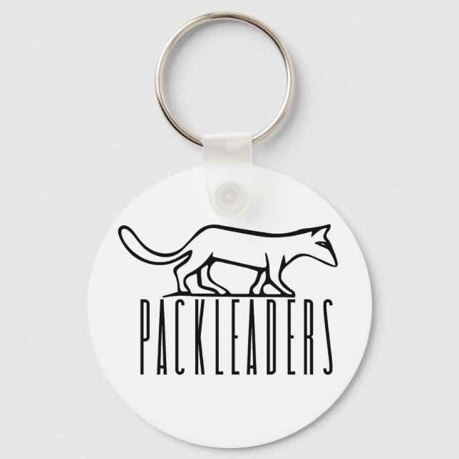 Porte-clés Porte - clé du logo Blk PackLeader (Recto)