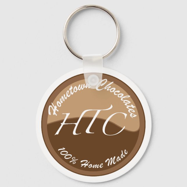 Porte-clés Porte - clé du logo chocolat (Recto)