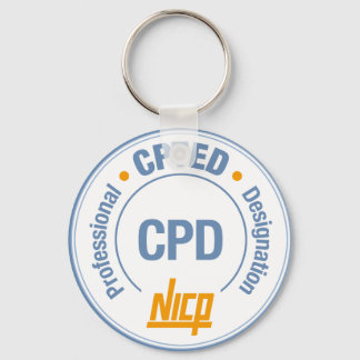 Porte-clés Porte - clé du logo CPD