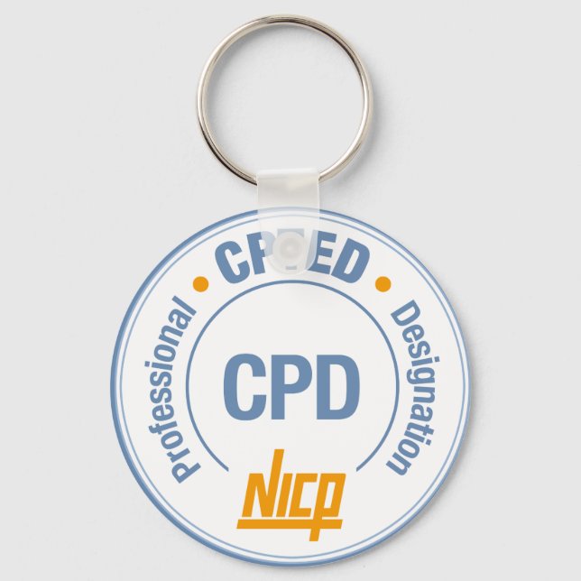 Porte-clés Porte - clé du logo CPD (Recto)