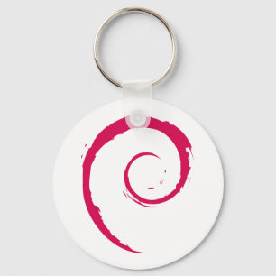 Porte-clés Porte - clé du logo Debian