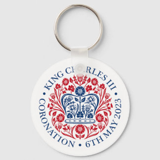 Porte-clés Porte - clé du logo officiel du couronnement King