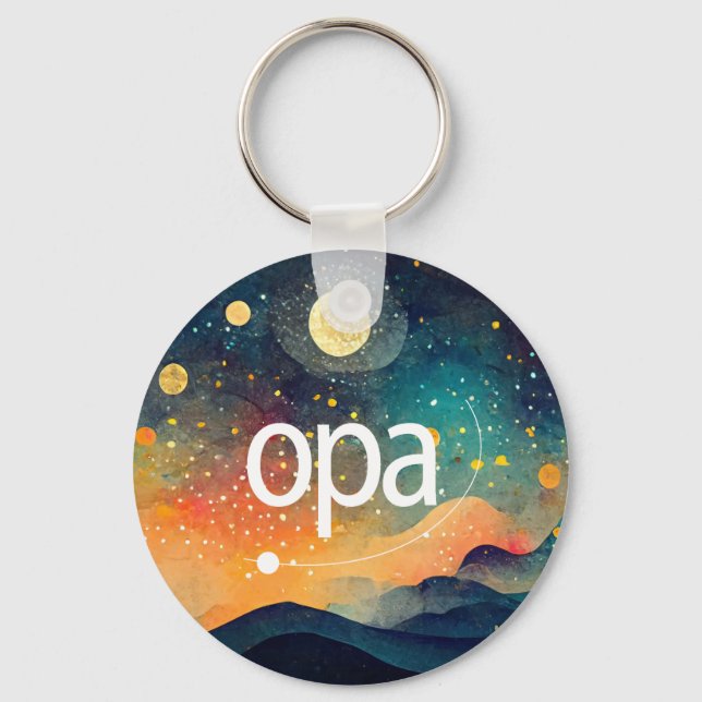 Porte-clés Porte - clé du logo OPA (Verso)